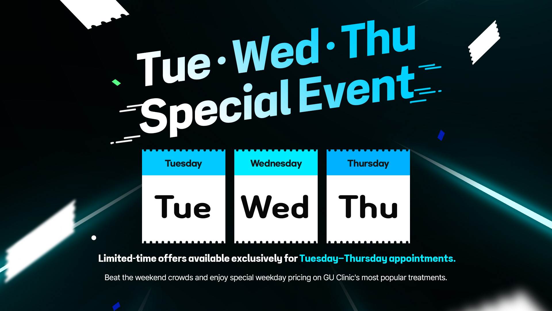 Tue·Wed·Thu Special Event