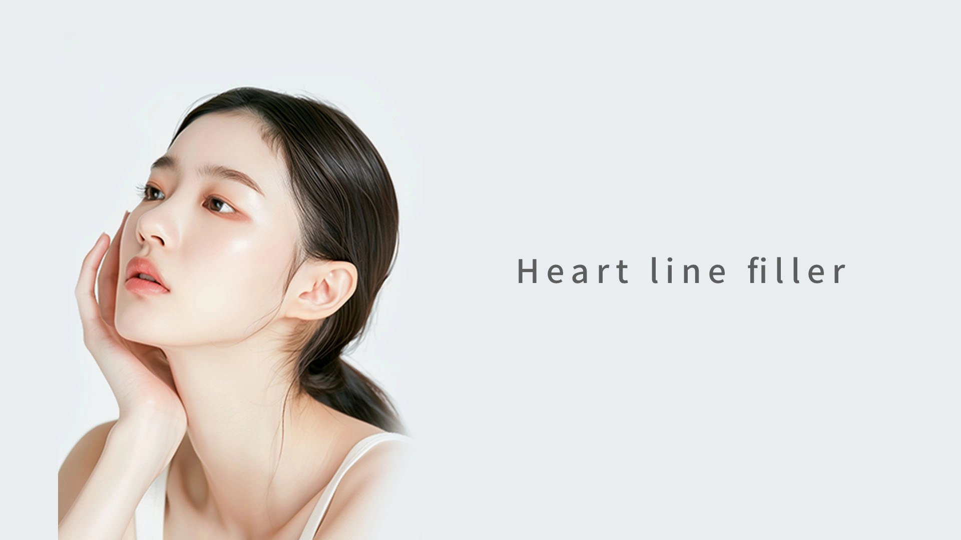 Heart line filler